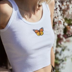 Brandy Melville Butterfly Tank Top